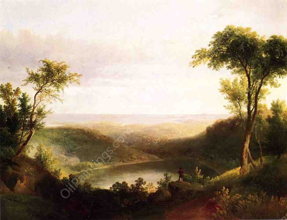 Maine Seacoast by Thomas Doughty - Hand-Painted Oil Painting Reproduction