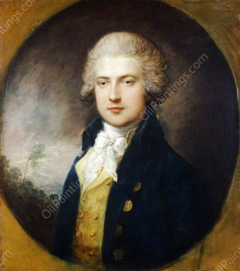 Augustus Hervey by Thomas Gainsborough - Hand-Painted Oil Painting Reproduction