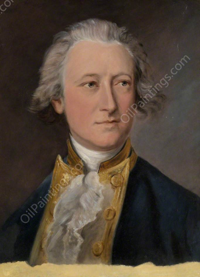 Captain the Honourable Charles Phipps by Thomas Gainsborough - Hand-Painted Oil Painting Reproduction