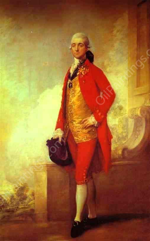 Captain William Wade by Thomas Gainsborough - Hand-Painted Oil Painting Reproduction