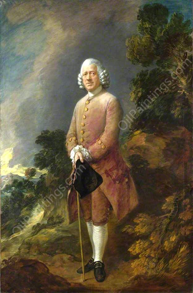 Dr Ralph Schomberg by Thomas Gainsborough - Hand-Painted Oil Painting Reproduction