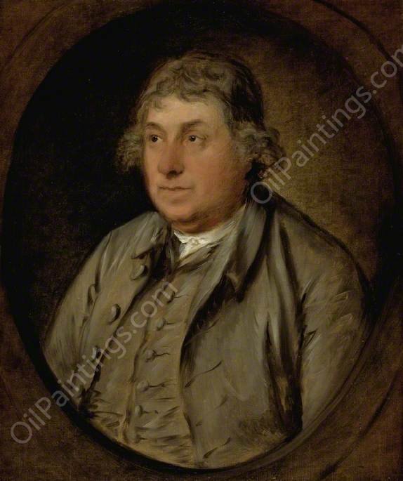 Philip Dupont by Thomas Gainsborough - Hand-Painted Oil Painting Reproduction