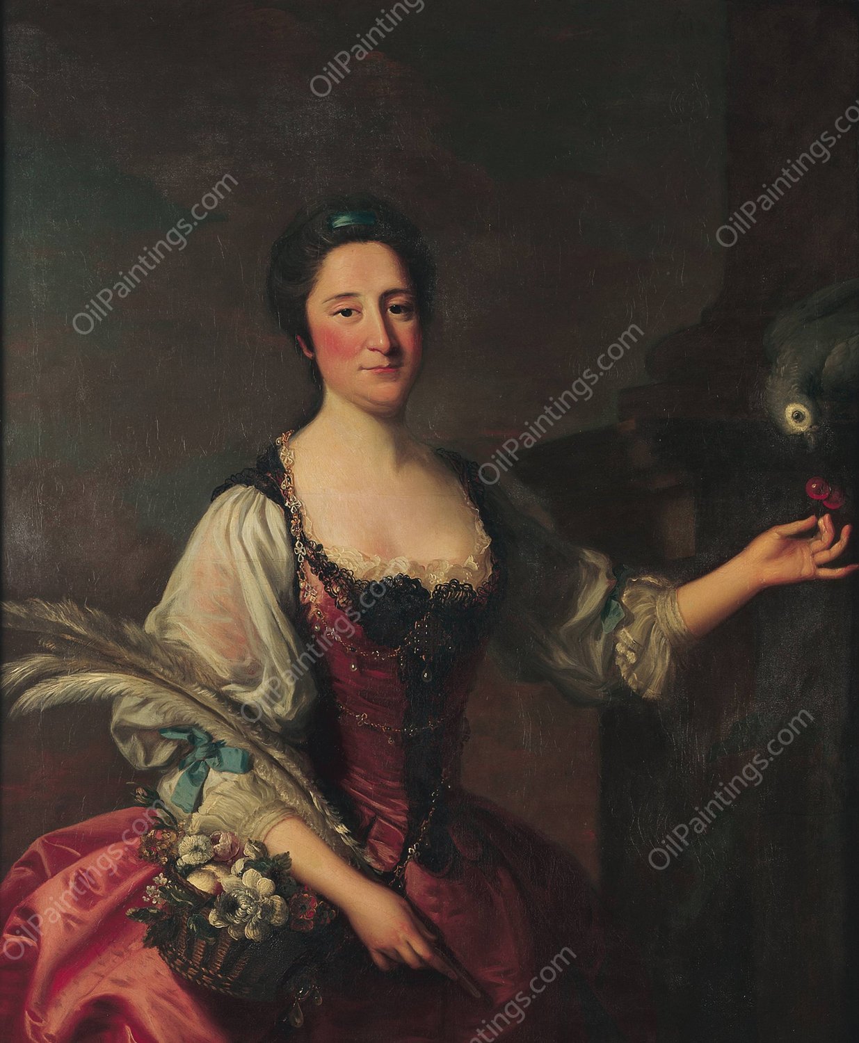 Phila Franks  by Thomas Hudson - Hand-Painted Oil Painting Reproduction