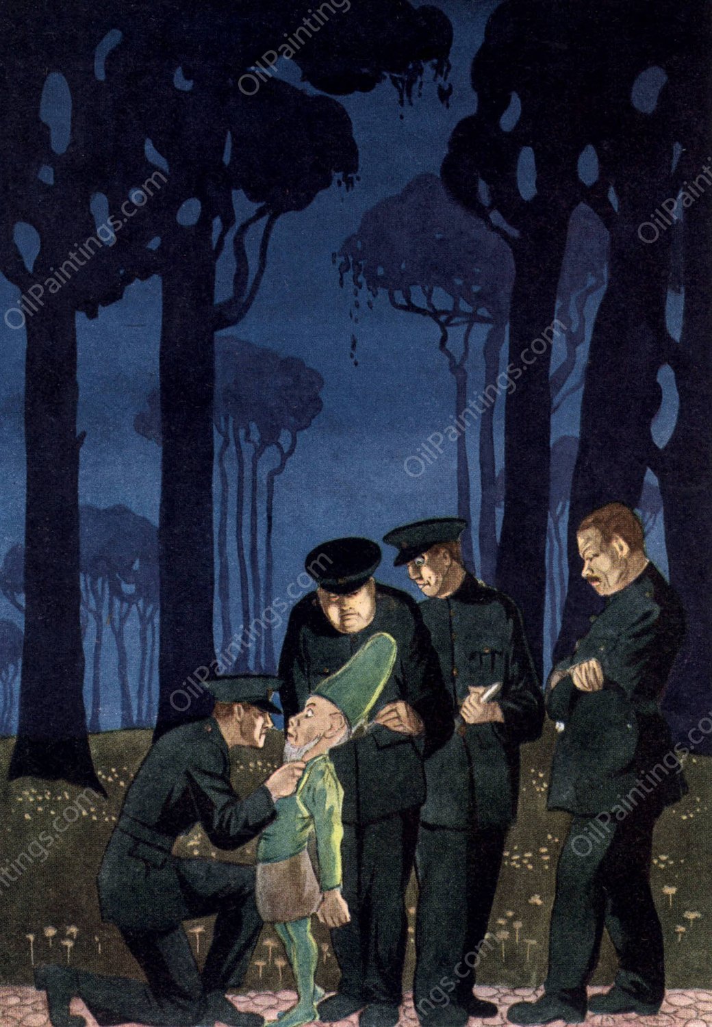 Tell me where the money is  by Thomas Mackenzie - Hand-Painted Oil Painting Reproduction