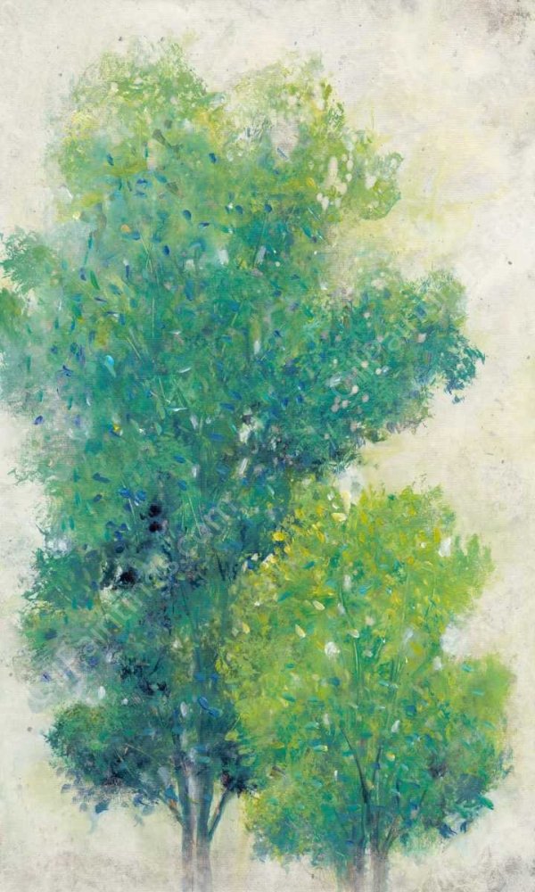 A Pair of Trees I by Tim O'Toole - Hand-Painted Oil Painting Reproduction
