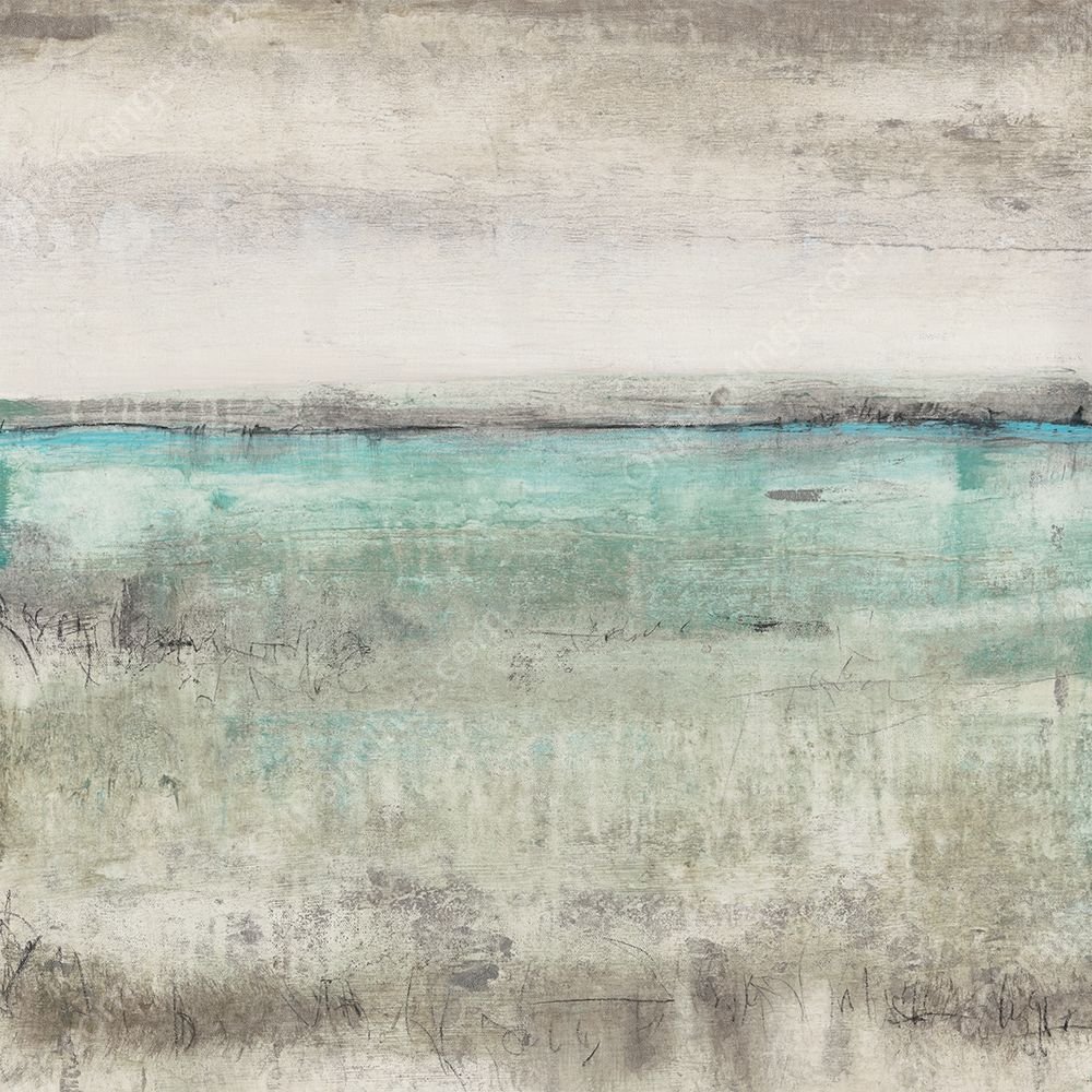 Aqua Horizon II by Tim O'Toole - Hand-Painted Oil Painting Reproduction