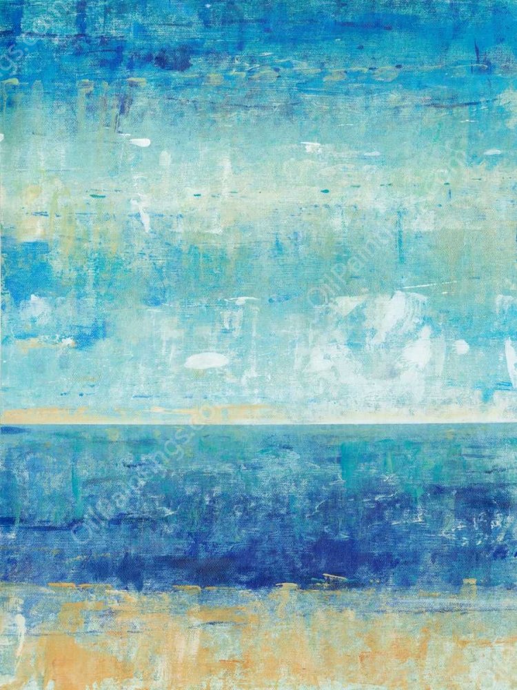Beach Horizon II by Tim O'Toole - Hand-Painted Oil Painting Reproduction