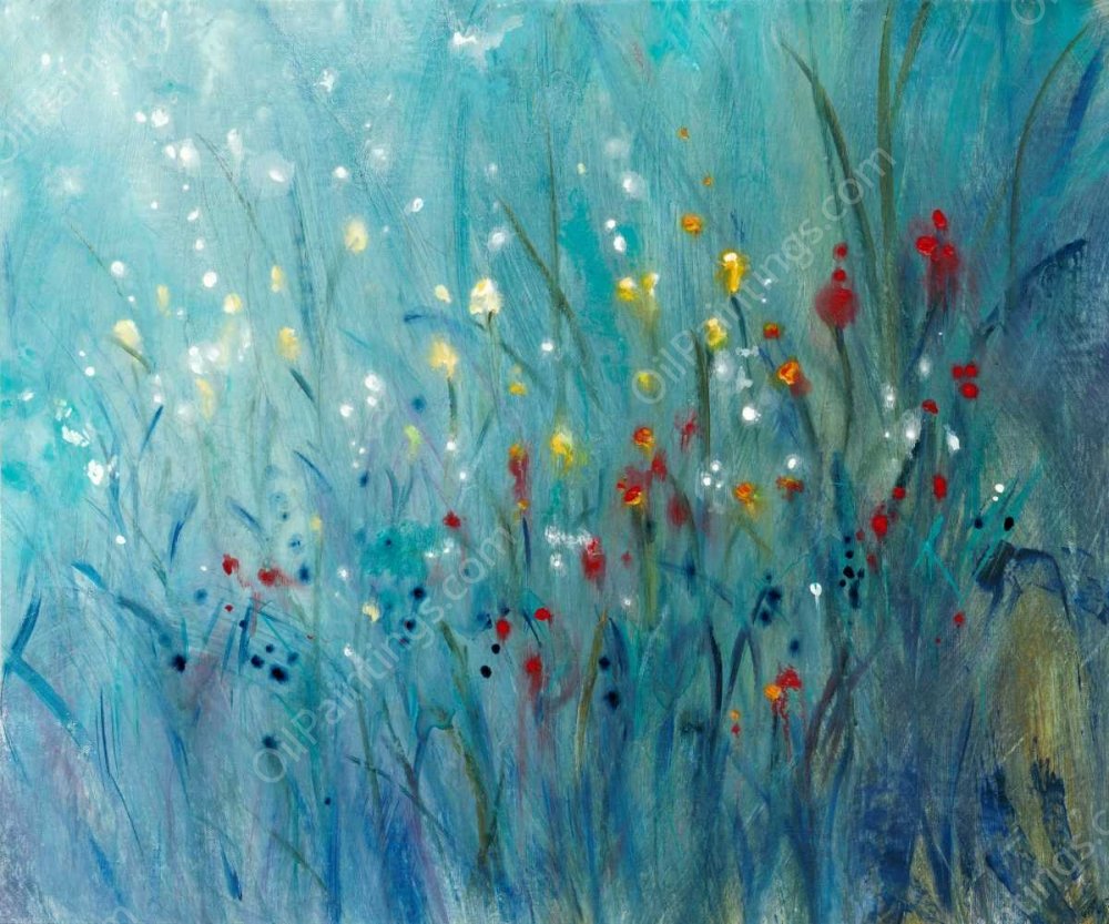 Blue Vision I by Tim O'Toole - Hand-Painted Oil Painting Reproduction