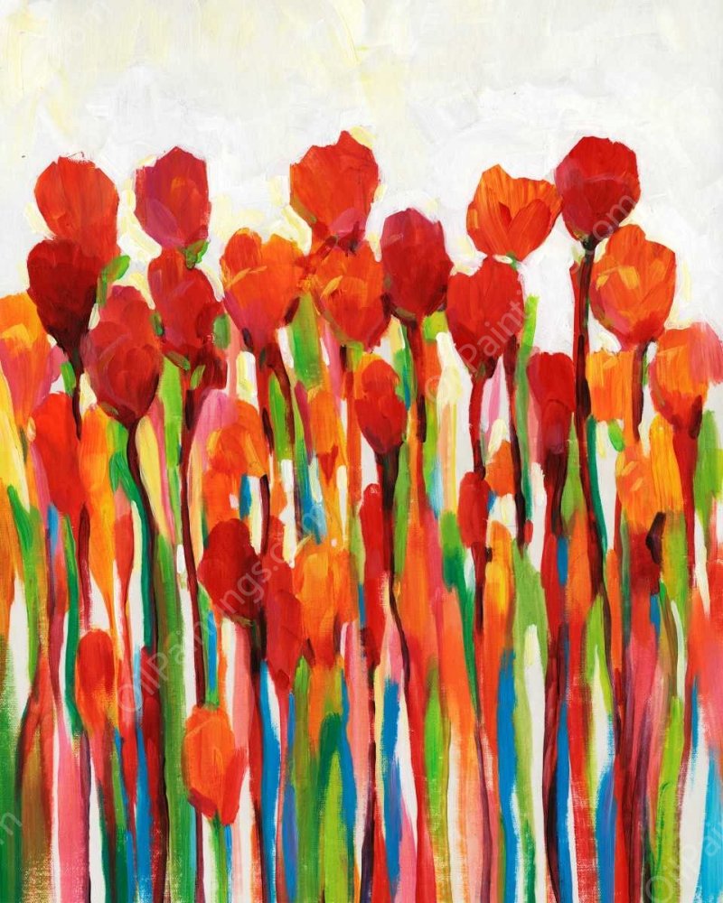 Bursting with Color II by Tim O'Toole - Hand-Painted Oil Painting Reproduction