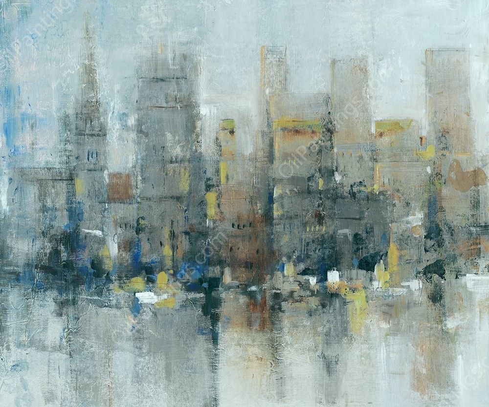 City Proper I by Tim O'Toole - Hand-Painted Oil Painting Reproduction