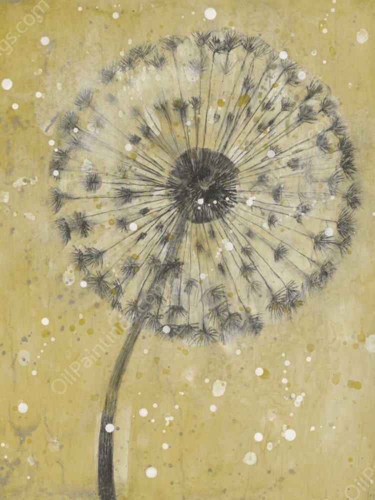 Dandelion Abstract I by Tim O'Toole - Hand-Painted Oil Painting Reproduction