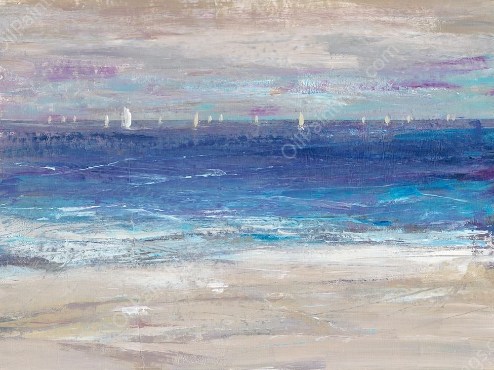 Distant Regatta I by Tim O'Toole - Hand-Painted Oil Painting Reproduction