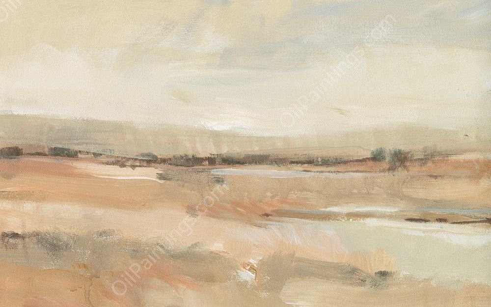 Earth Tone Landscape I by Tim O'Toole - Hand-Painted Oil Painting Reproduction