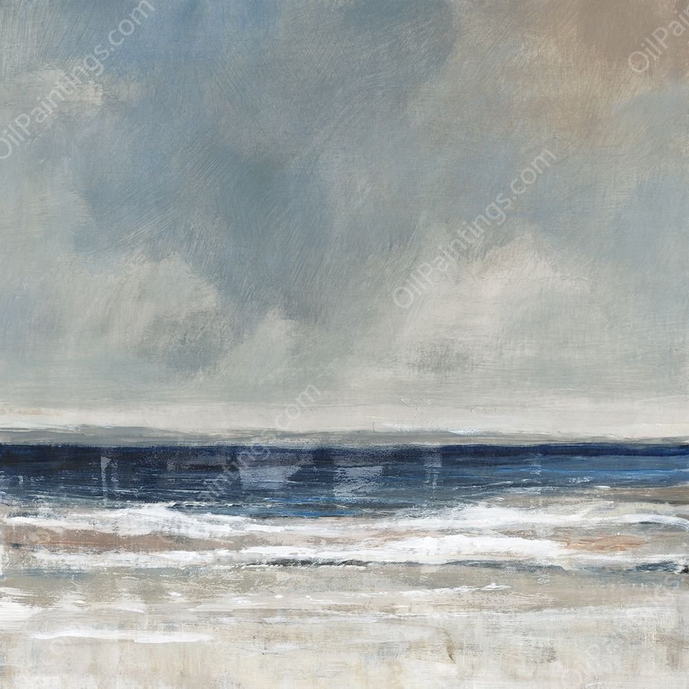 Embellished Distant Land I by Tim O'Toole - Hand-Painted Oil Painting Reproduction