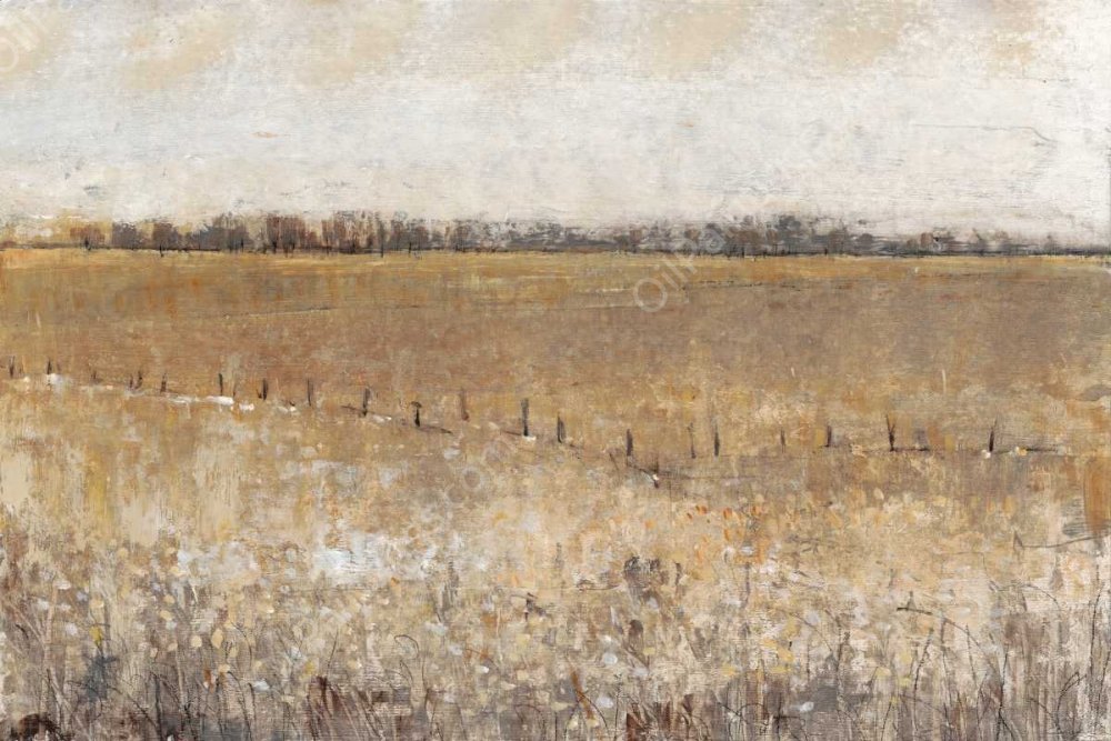 Fenced In I by Tim O'Toole - Hand-Painted Oil Painting Reproduction