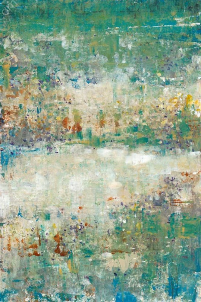 Flower Path I by Tim O'Toole - Hand-Painted Oil Painting Reproduction