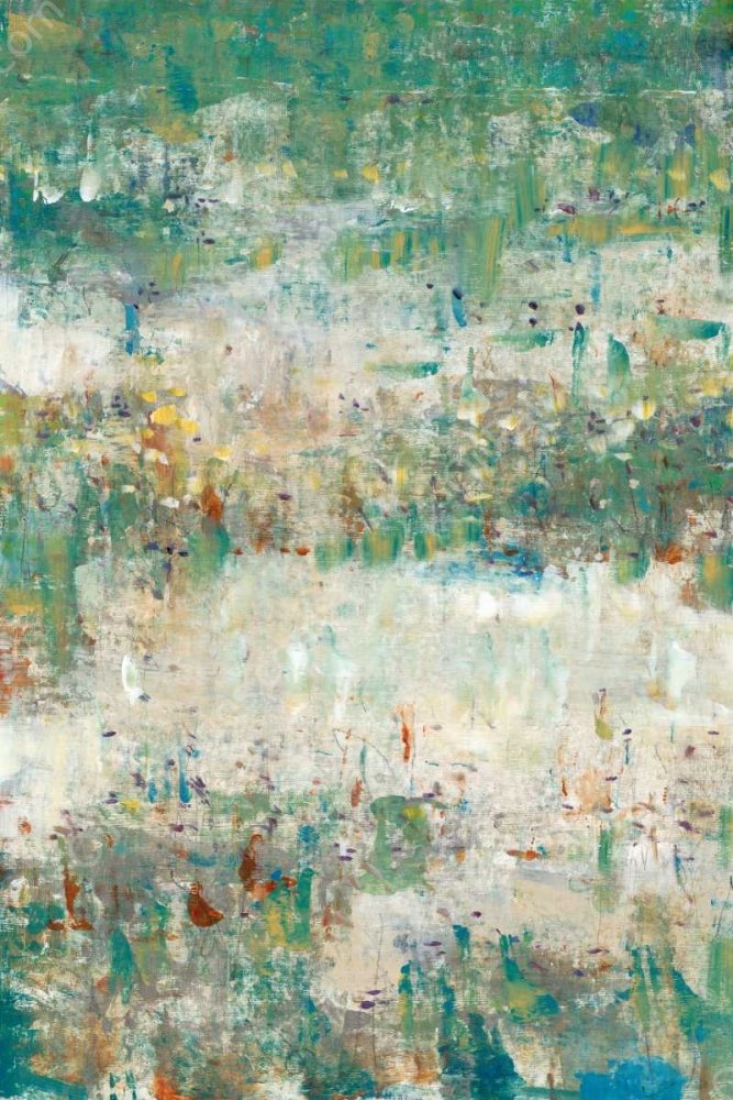 Flower Path II by Tim O'Toole - Hand-Painted Oil Painting Reproduction