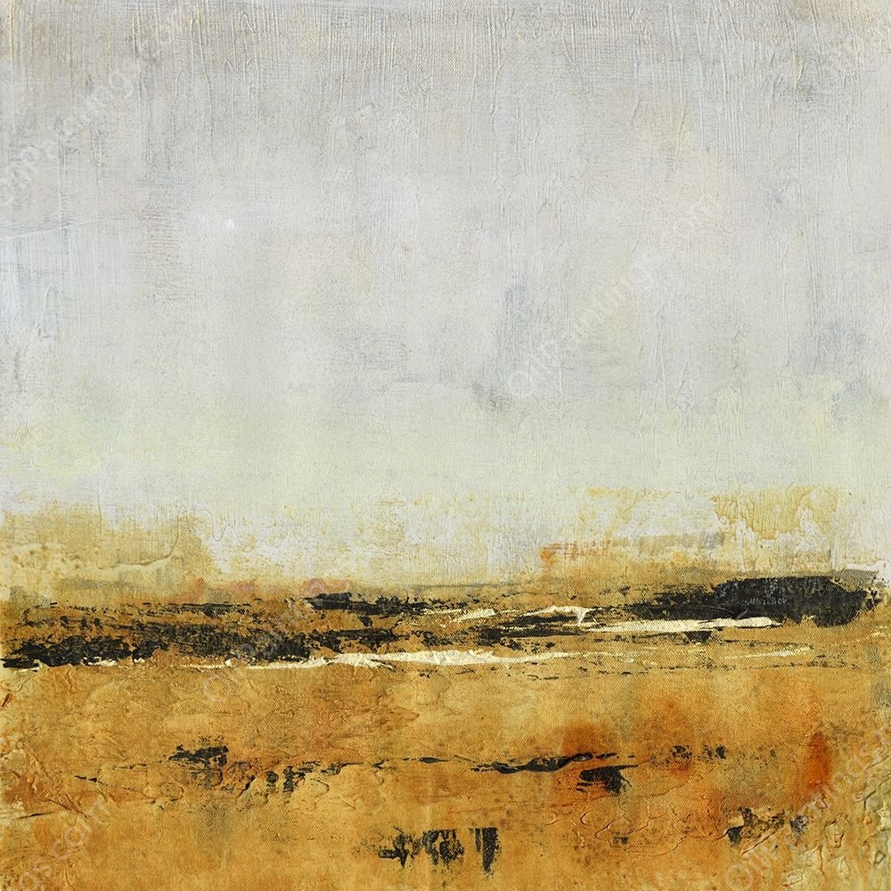 Gold Horizon I by Tim O'Toole - Hand-Painted Oil Painting Reproduction
