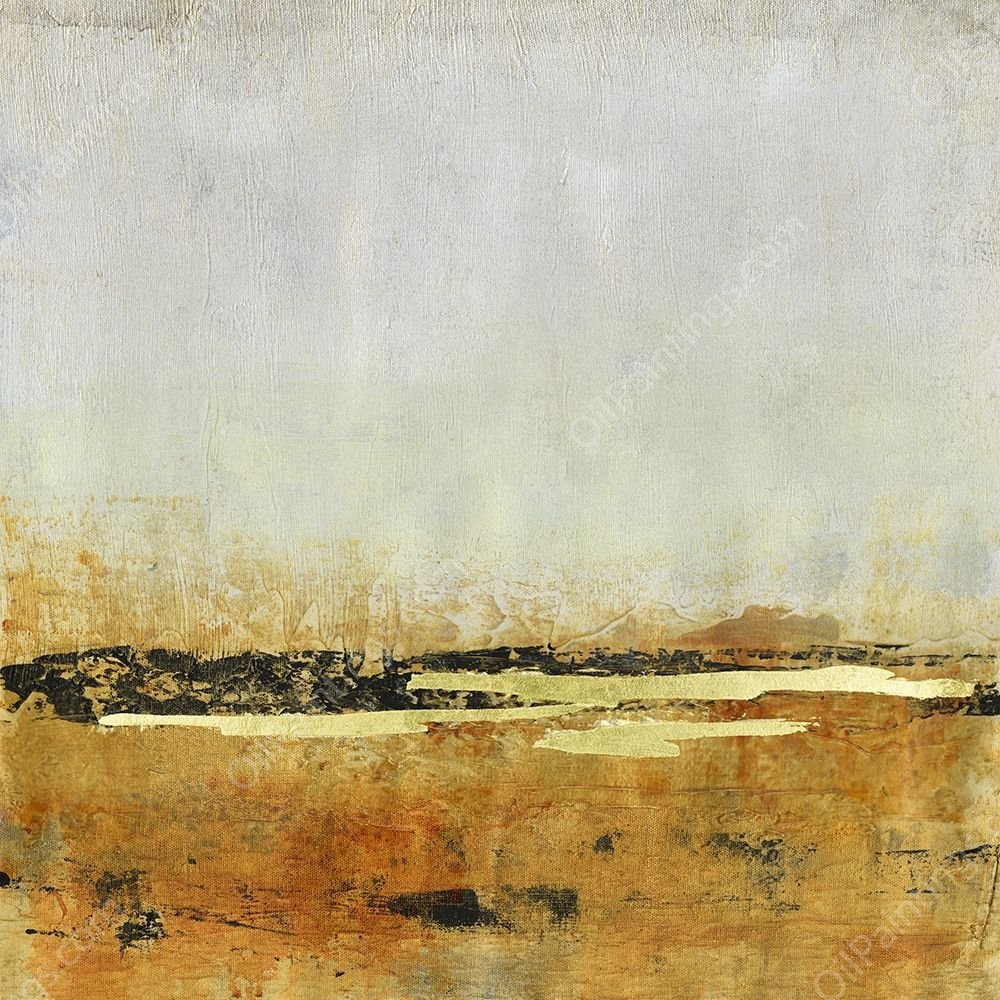 Gold Horizon II by Tim O'Toole - Hand-Painted Oil Painting Reproduction