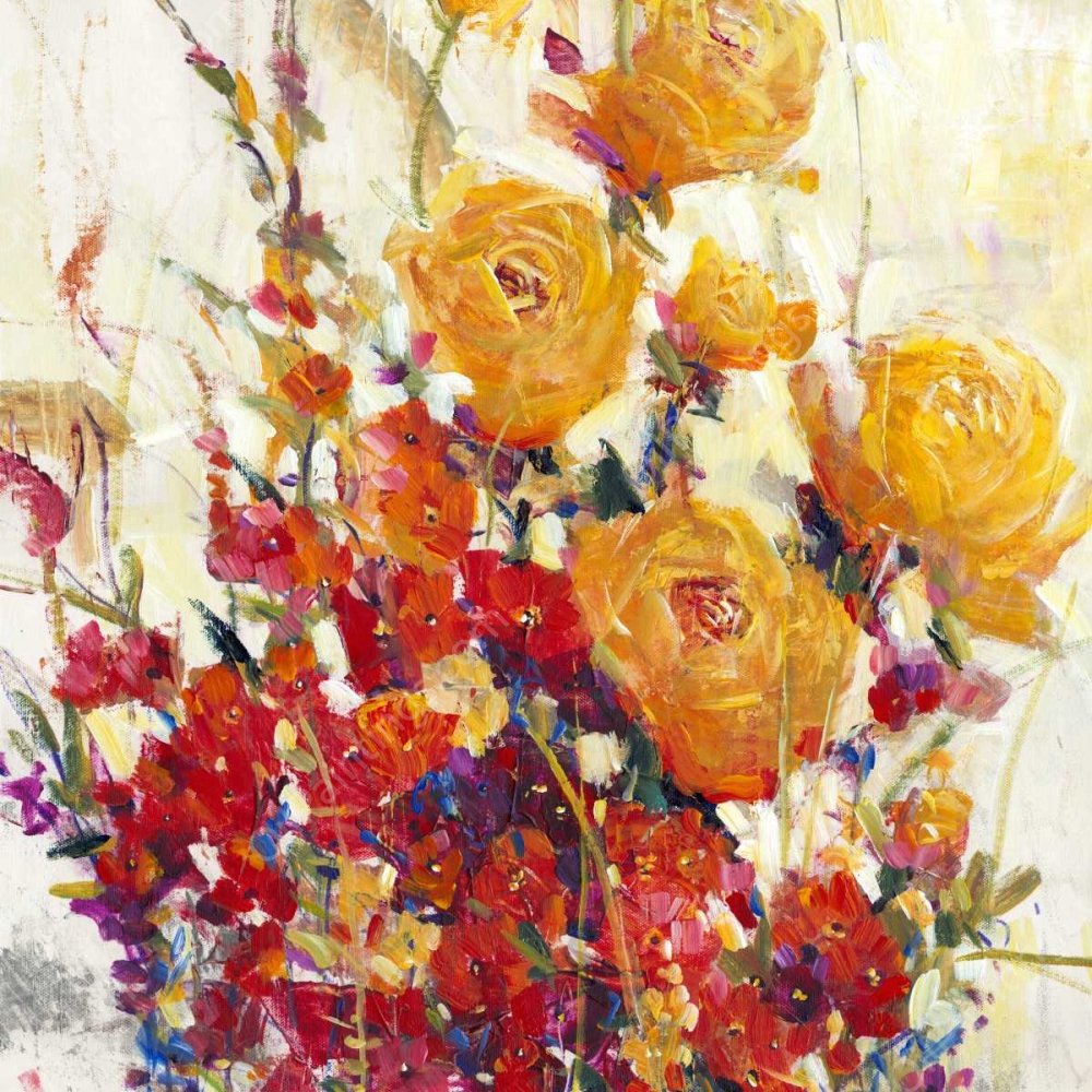 Mixed Bouquet II by Tim O'Toole - Hand-Painted Oil Painting Reproduction