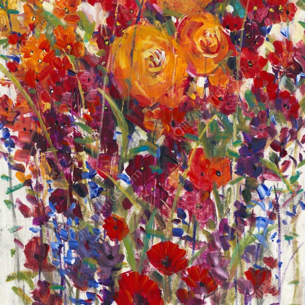 Mixed Bouquet III by Tim O'Toole - Hand-Painted Oil Painting Reproduction