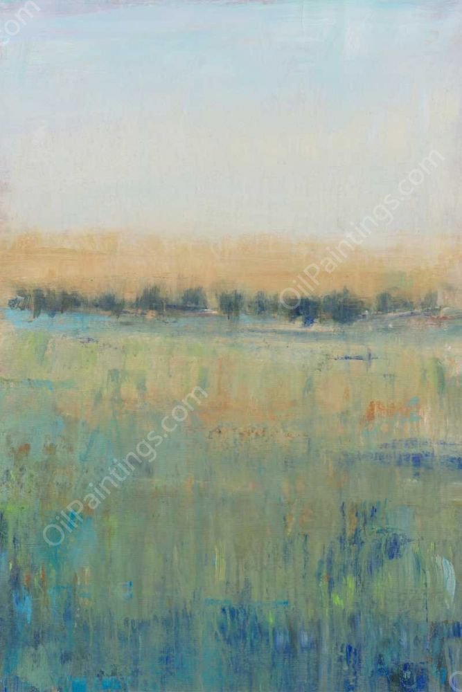 Open Meadow View II by Tim O'Toole - Hand-Painted Oil Painting Reproduction