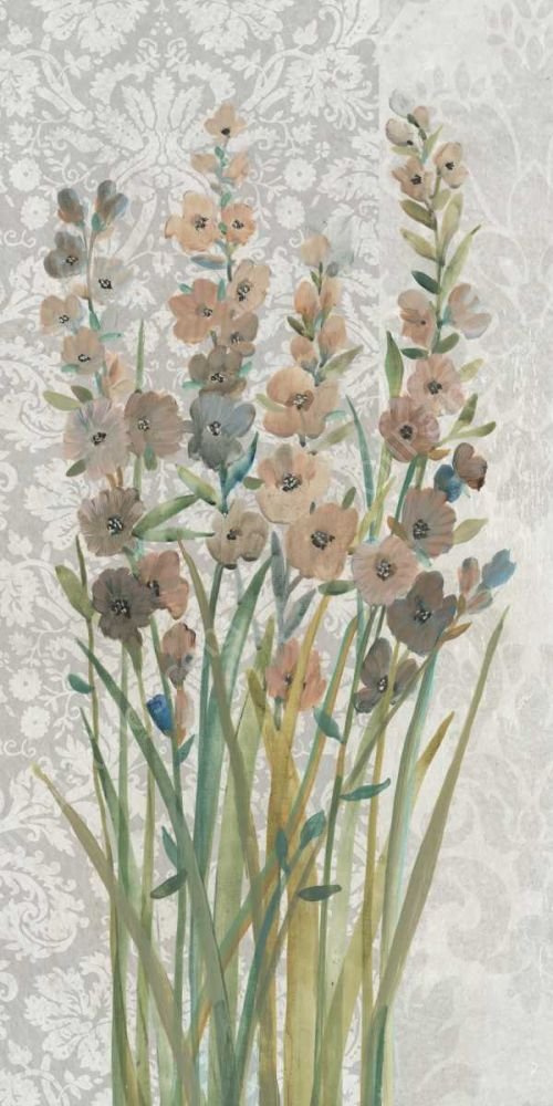 Patch of Wildflowers II by Tim O'Toole - Hand-Painted Oil Painting Reproduction