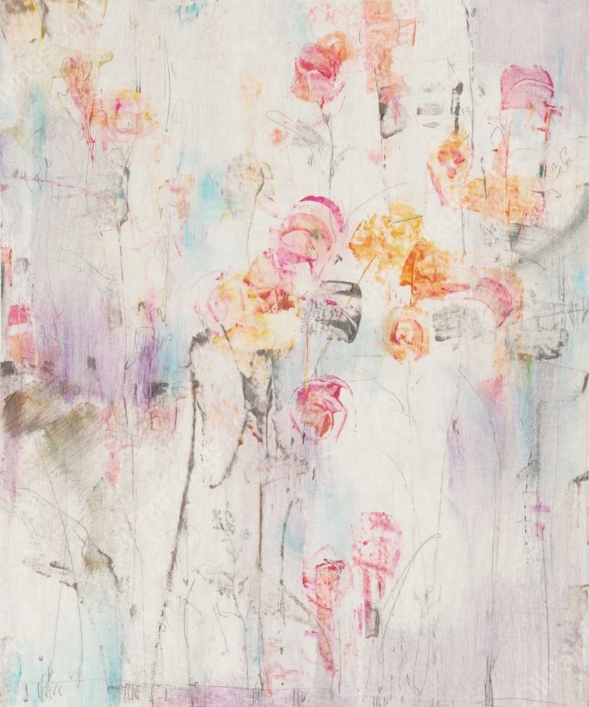 Spotted Garden I by Tim O'Toole - Hand-Painted Oil Painting Reproduction