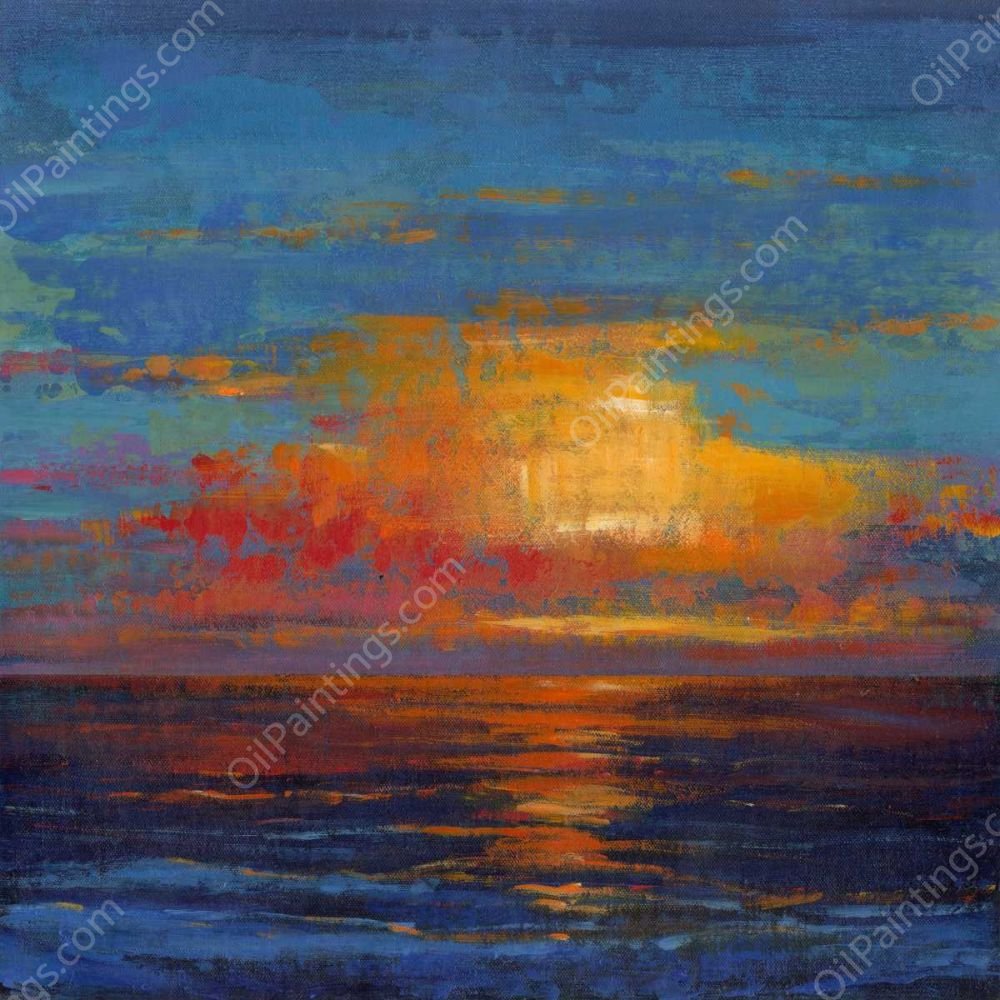 Sun Down I by Tim O'Toole - Hand-Painted Oil Painting Reproduction