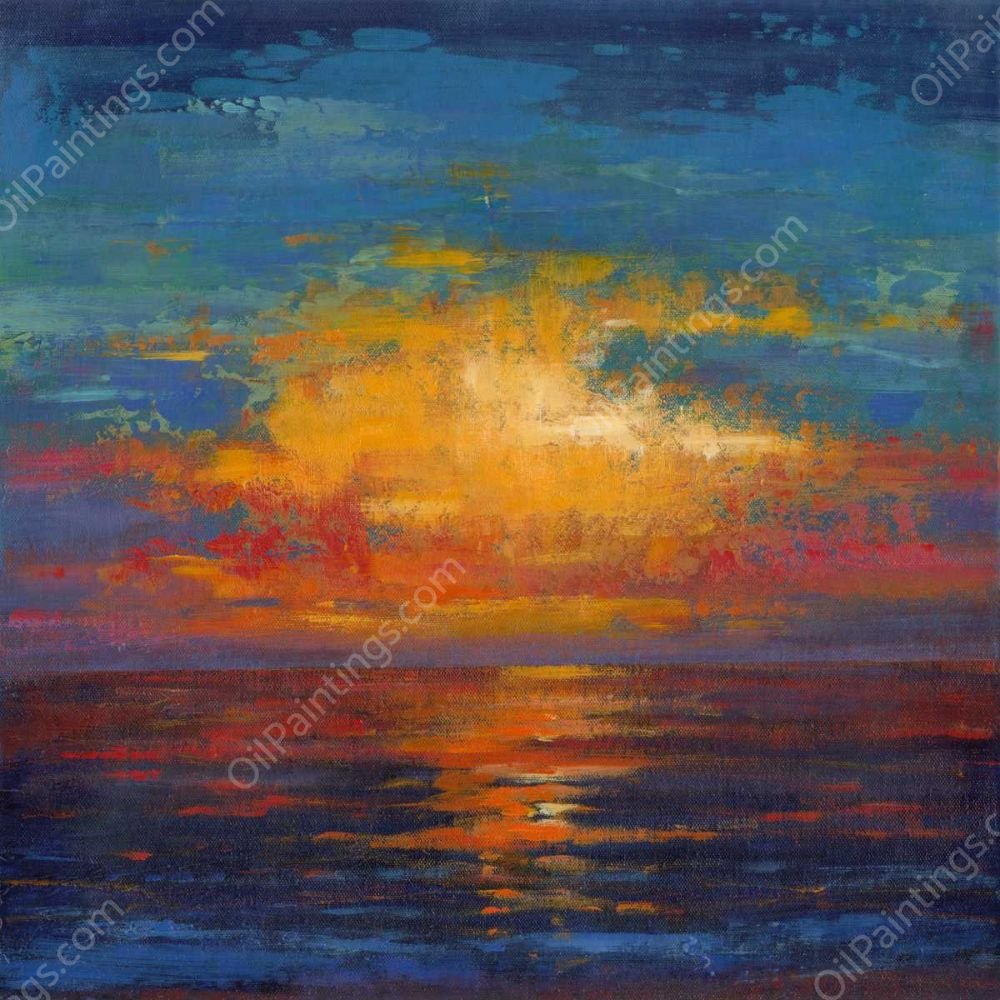 Sun Down II by Tim O'Toole - Hand-Painted Oil Painting Reproduction