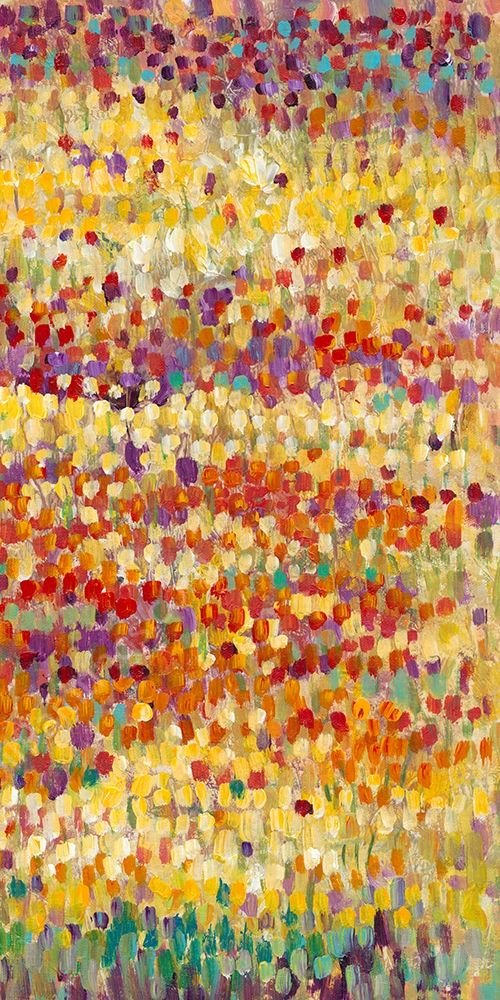 Tulips in Bloom II by Tim O'Toole - Hand-Painted Oil Painting Reproduction