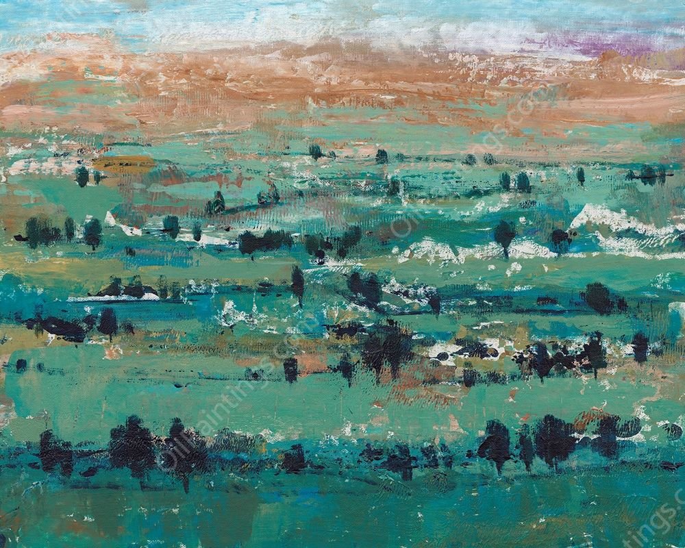 Valley High I by Tim O'Toole - Hand-Painted Oil Painting Reproduction