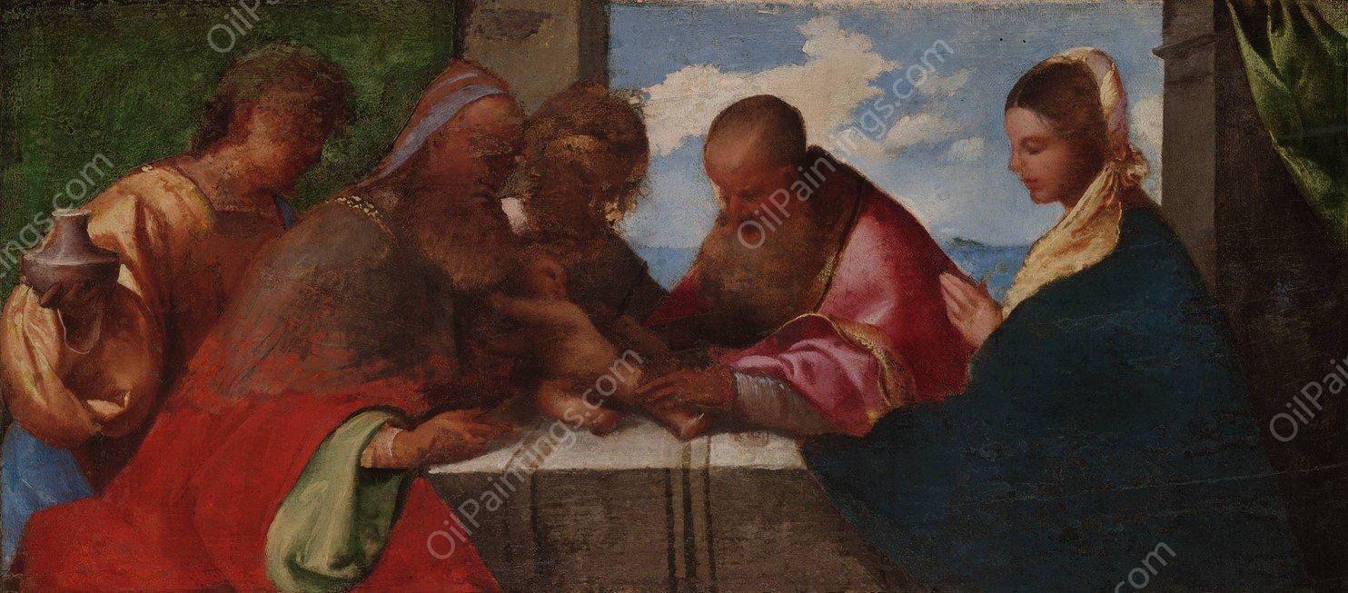 The Circumcision of Christ  by Titian - Hand-Painted Oil Painting Reproduction