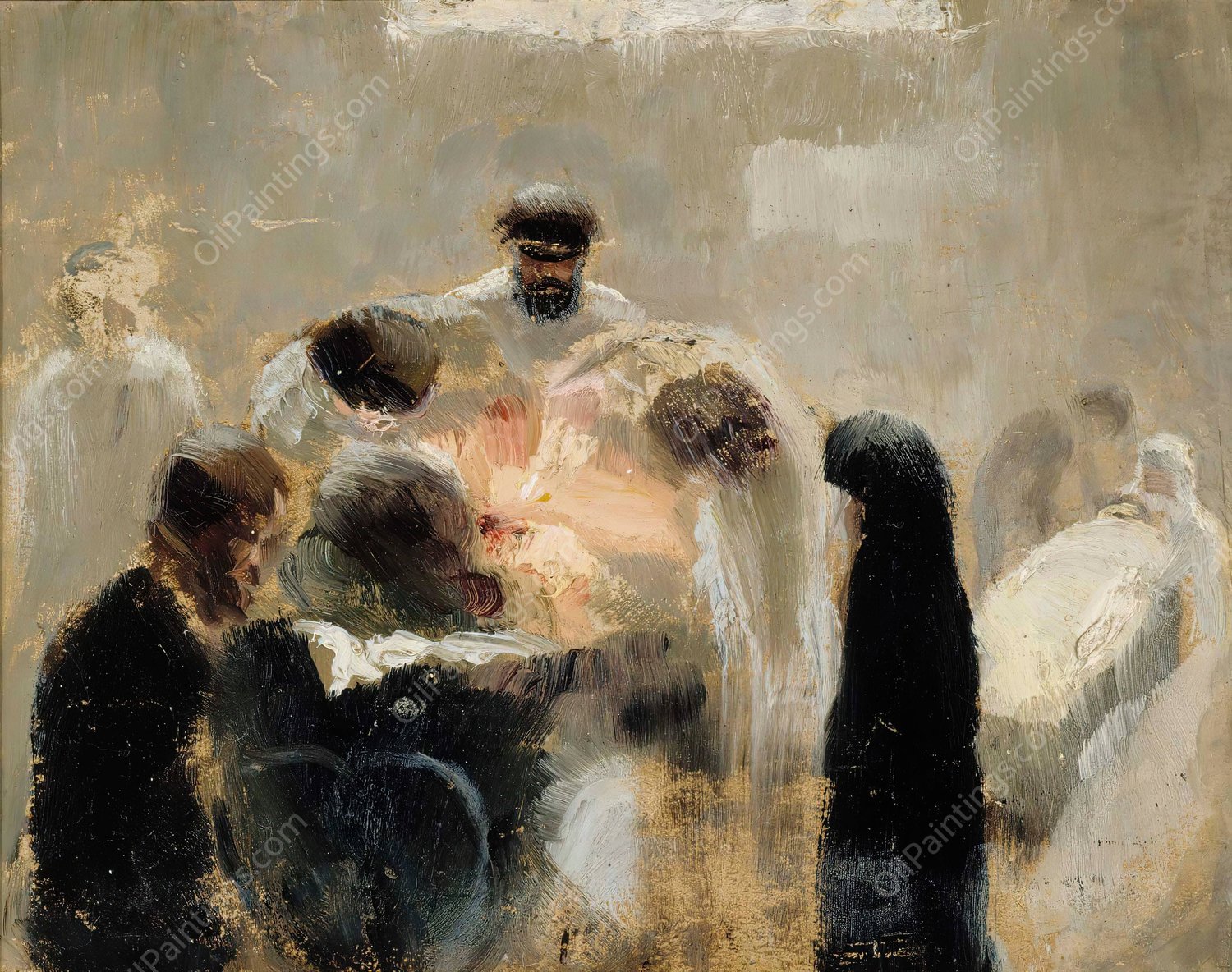 Operation  by Torsten Wasastjerna - Hand-Painted Oil Painting Reproduction