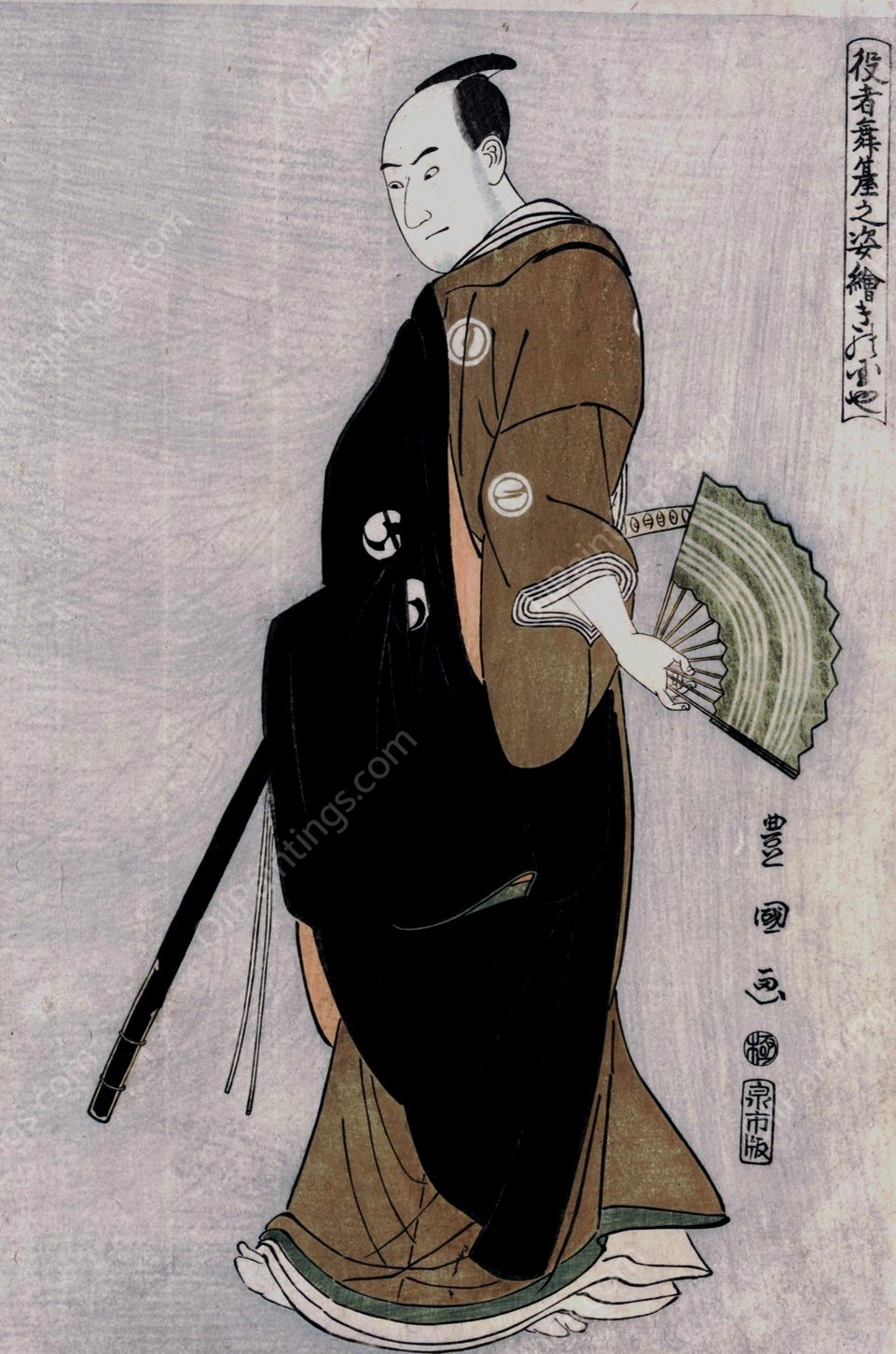 Kinokuniya  by Toyokuni Utagawa - Hand-Painted Oil Painting Reproduction