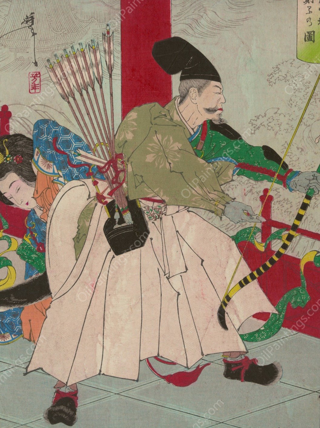 Ryugujo by Tsukioka Yoshitoshi - Hand-Painted Oil Painting Reproduction