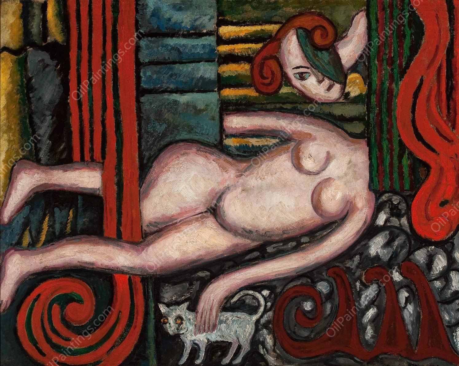 Still life with a figure of a saint XVIII  by Tytus Czyzewski - Hand-Painted Oil Painting Reproduction