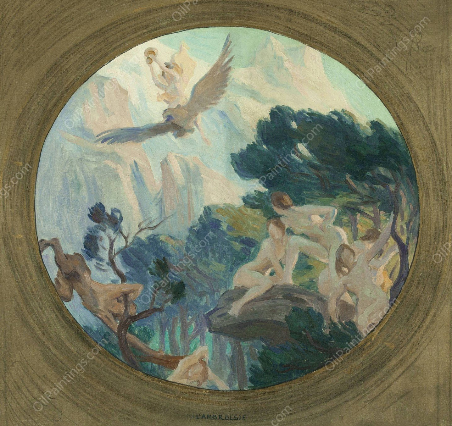 L'Ambroisie  by Victor Emile Prouve - Hand-Painted Oil Painting Reproduction