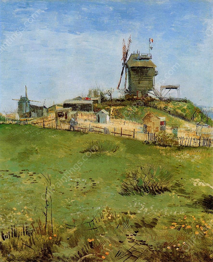 Le Moulin de la Gallet by Vincent van Gogh - Hand-Painted Oil Painting Reproduction