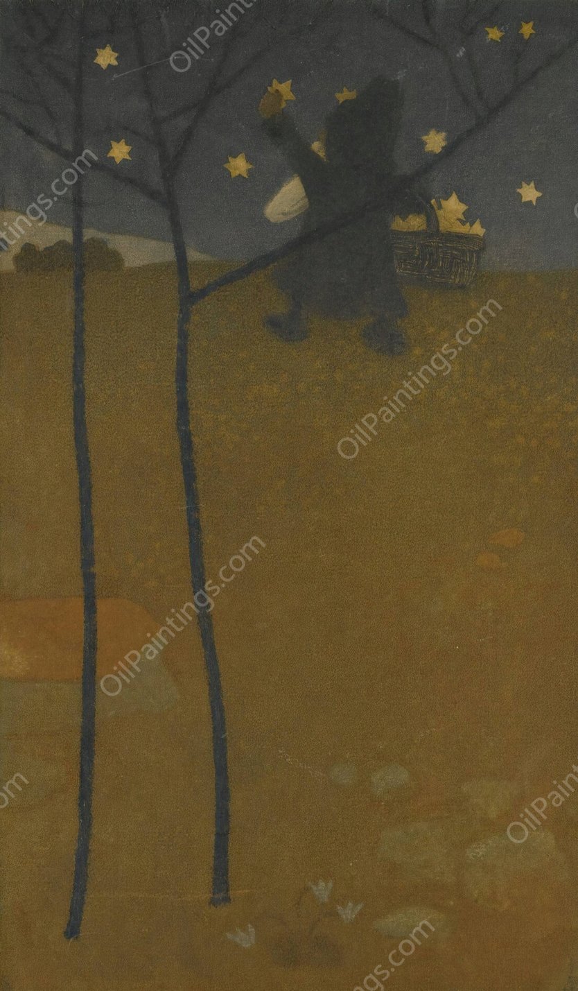 Evening Bell by Vojtech Preissig - Hand-Painted Oil Painting Reproduction