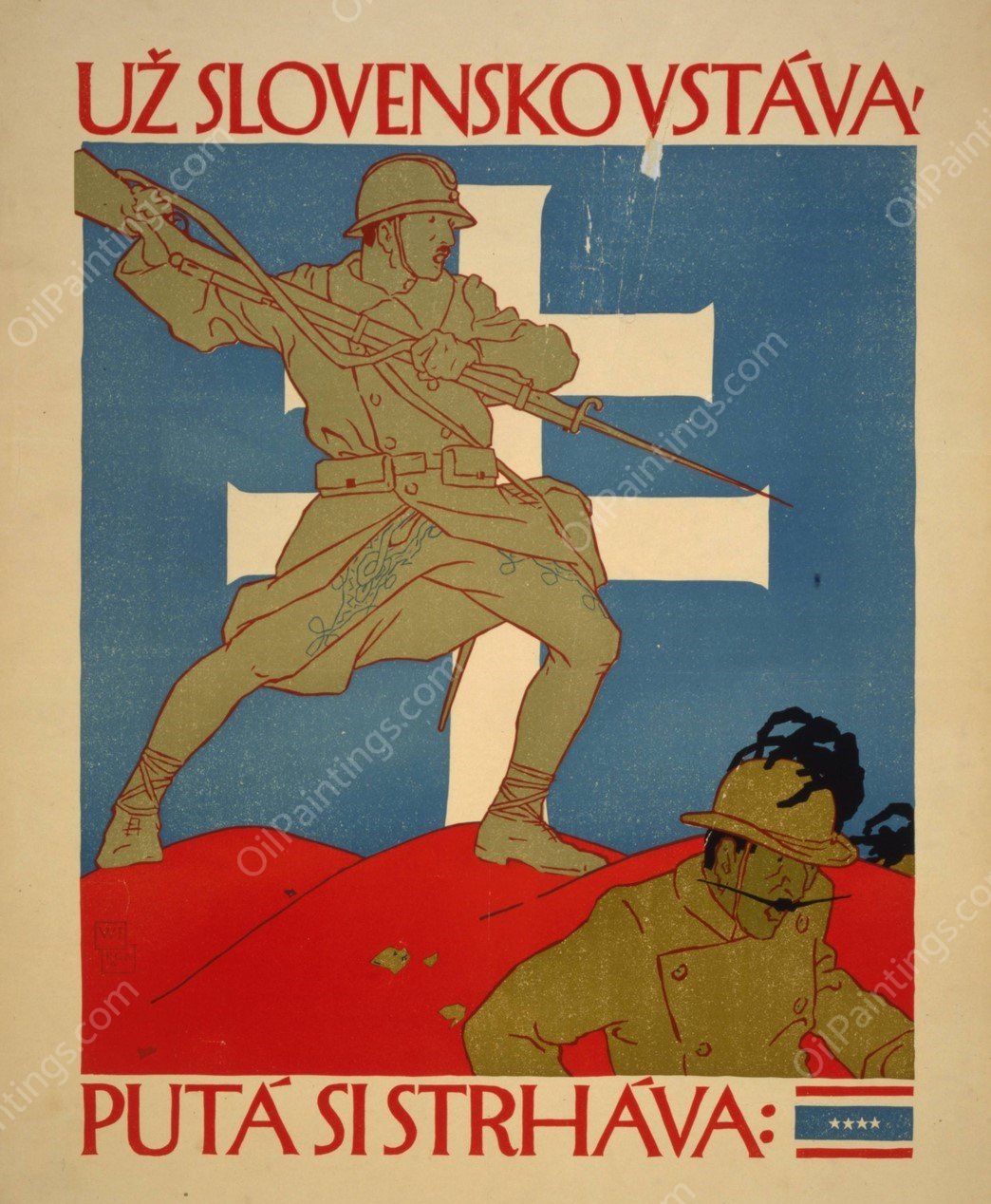 U Slovensko vstvput si strhva  by Vojtech Preissig - Hand-Painted Oil Painting Reproduction