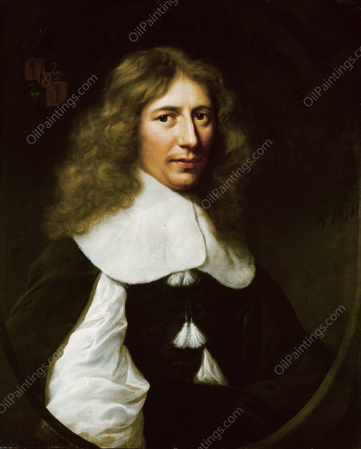 Pieter de Graeff  by Wallerant Vaillant - Hand-Painted Oil Painting Reproduction