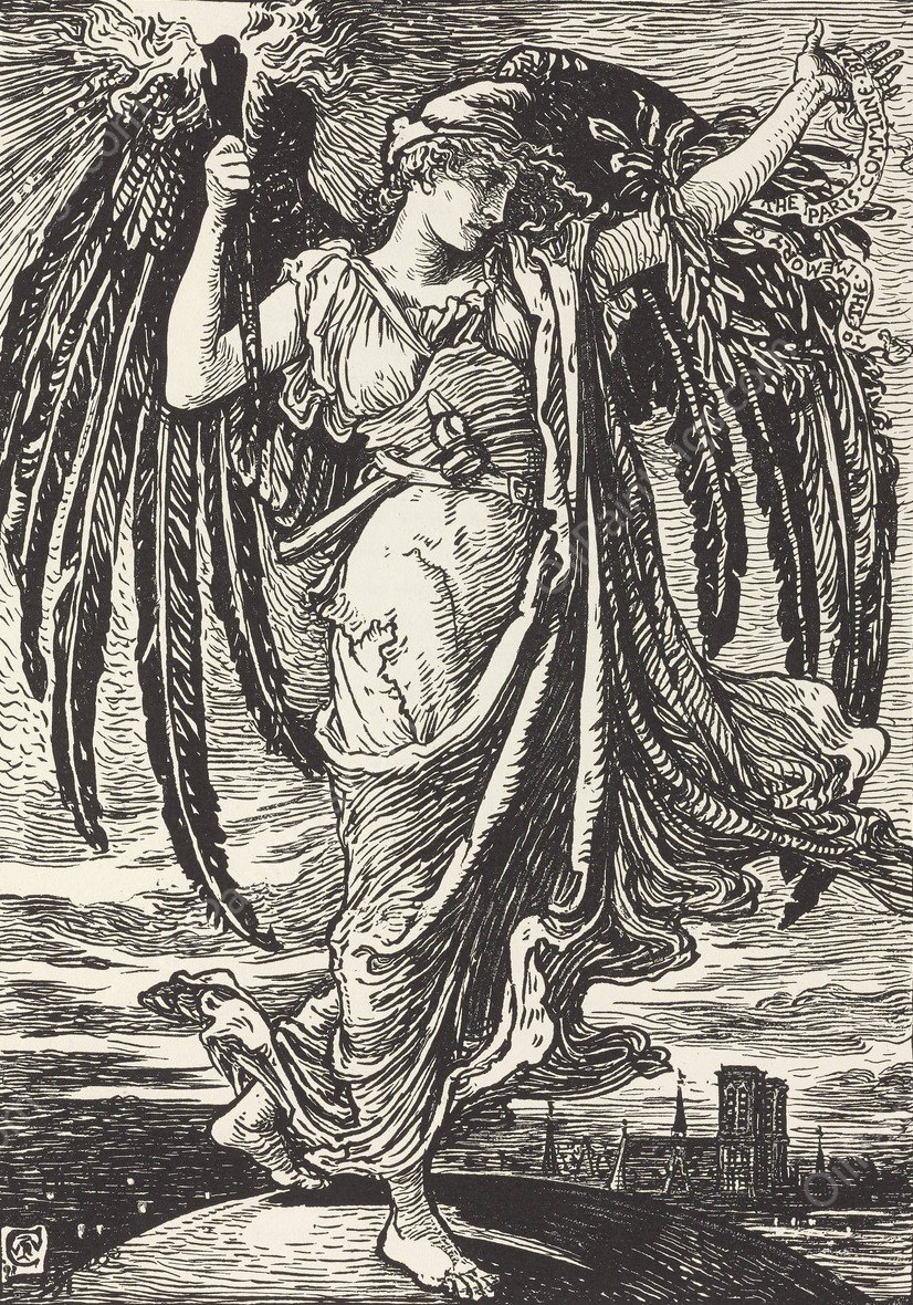 Cartoons for the cause Pl.9  by Walter Crane - Hand-Painted Oil Painting Reproduction