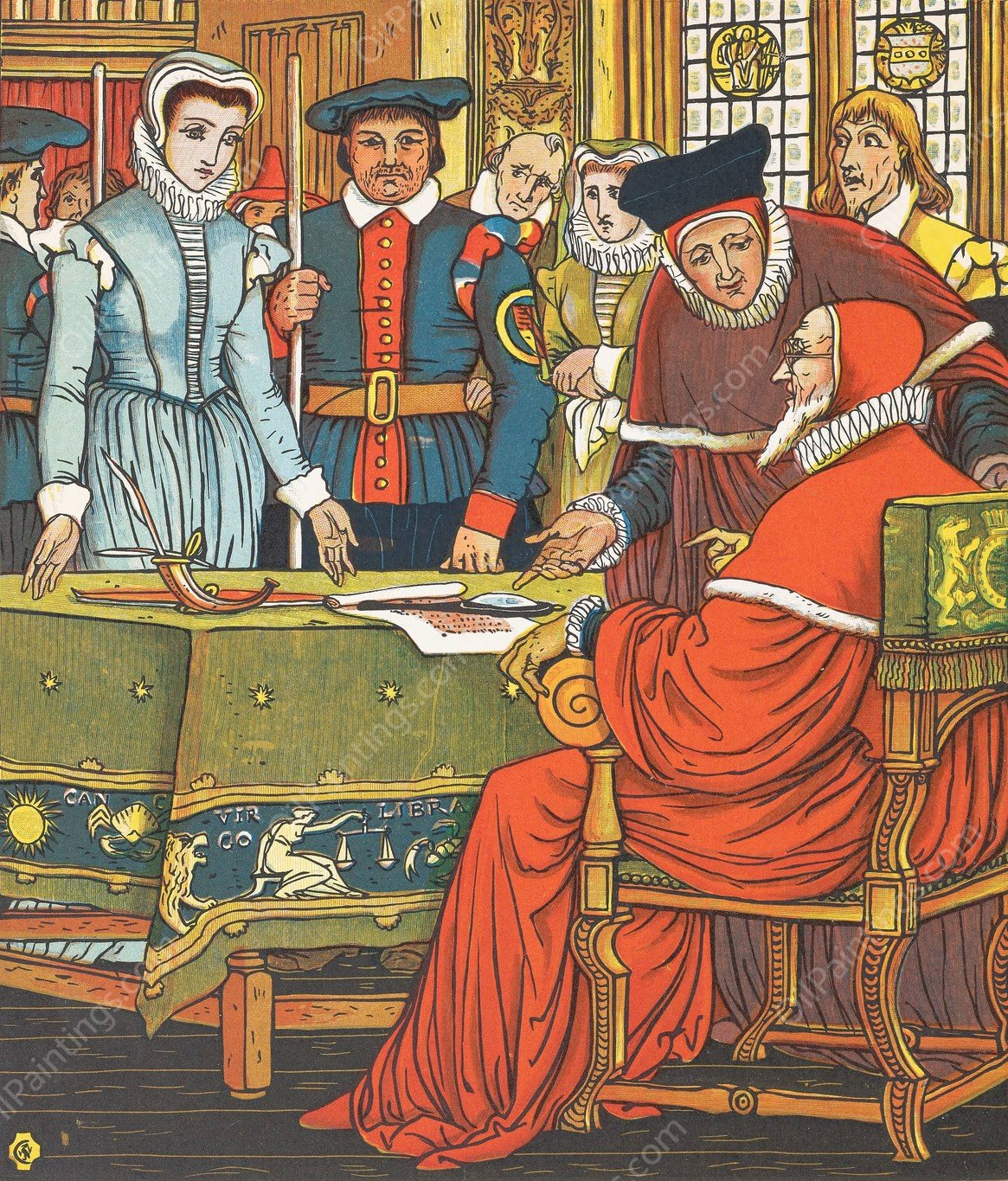 Goody Two Shoes 4  by Walter Crane - Hand-Painted Oil Painting Reproduction