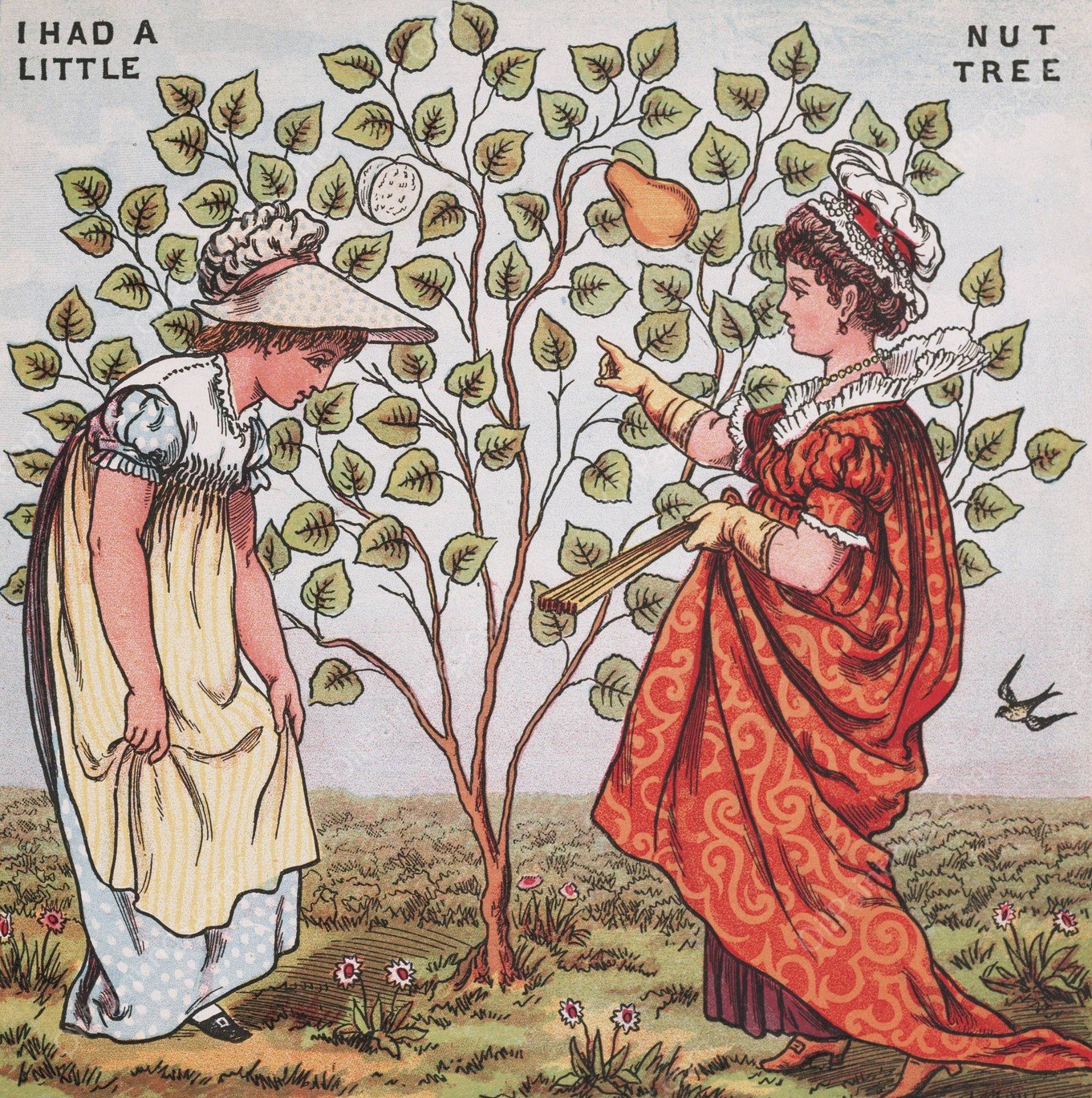 I had a little nut tree  by Walter Crane - Hand-Painted Oil Painting Reproduction