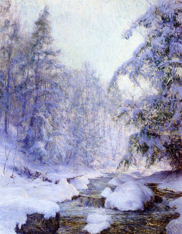 Kinderhook Creek by Walter Launt Palmer - Hand-Painted Oil Painting Reproduction