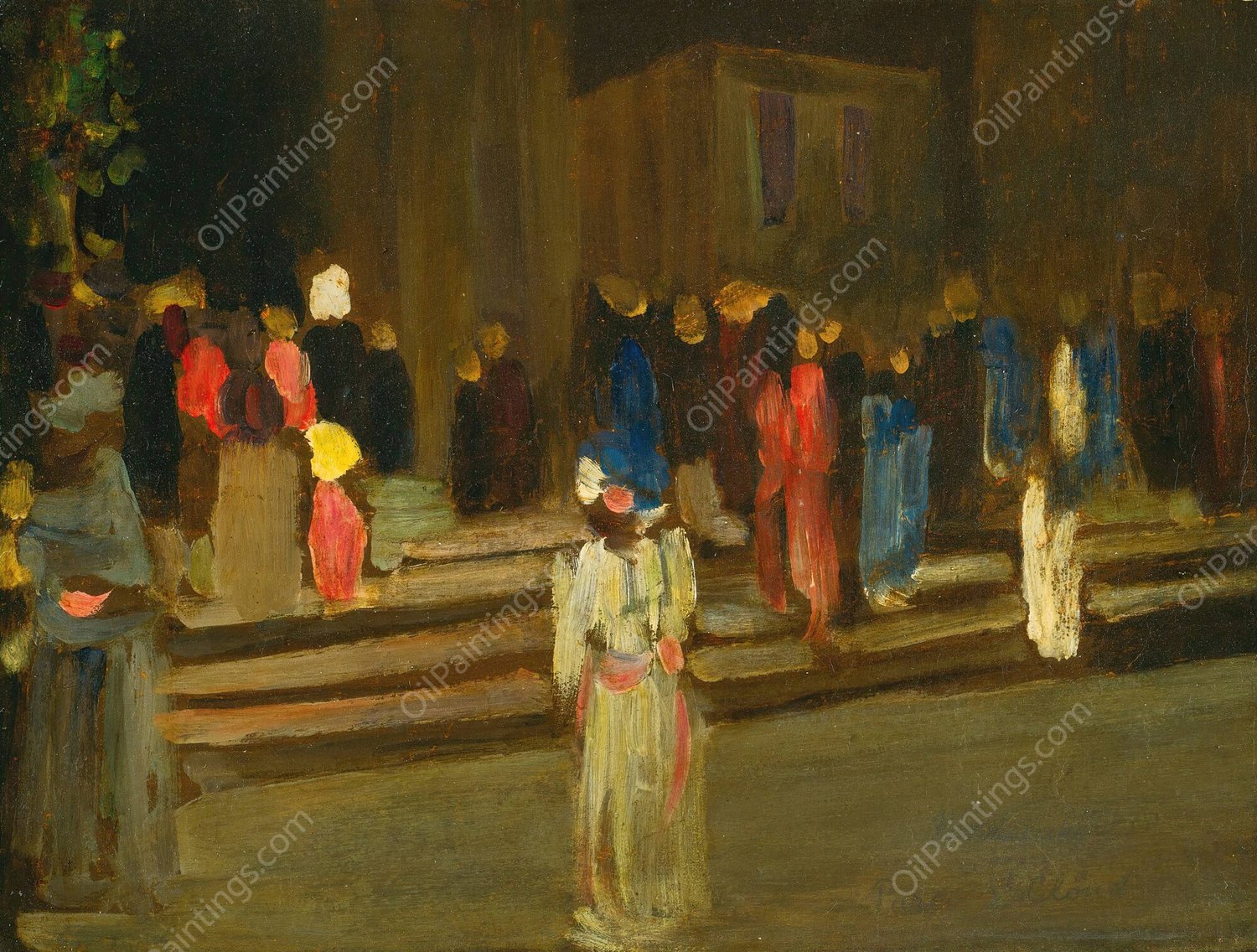 Park Von St. Cloud -Eingang  by Wassily Kandinsky - Hand-Painted Oil Painting Reproduction