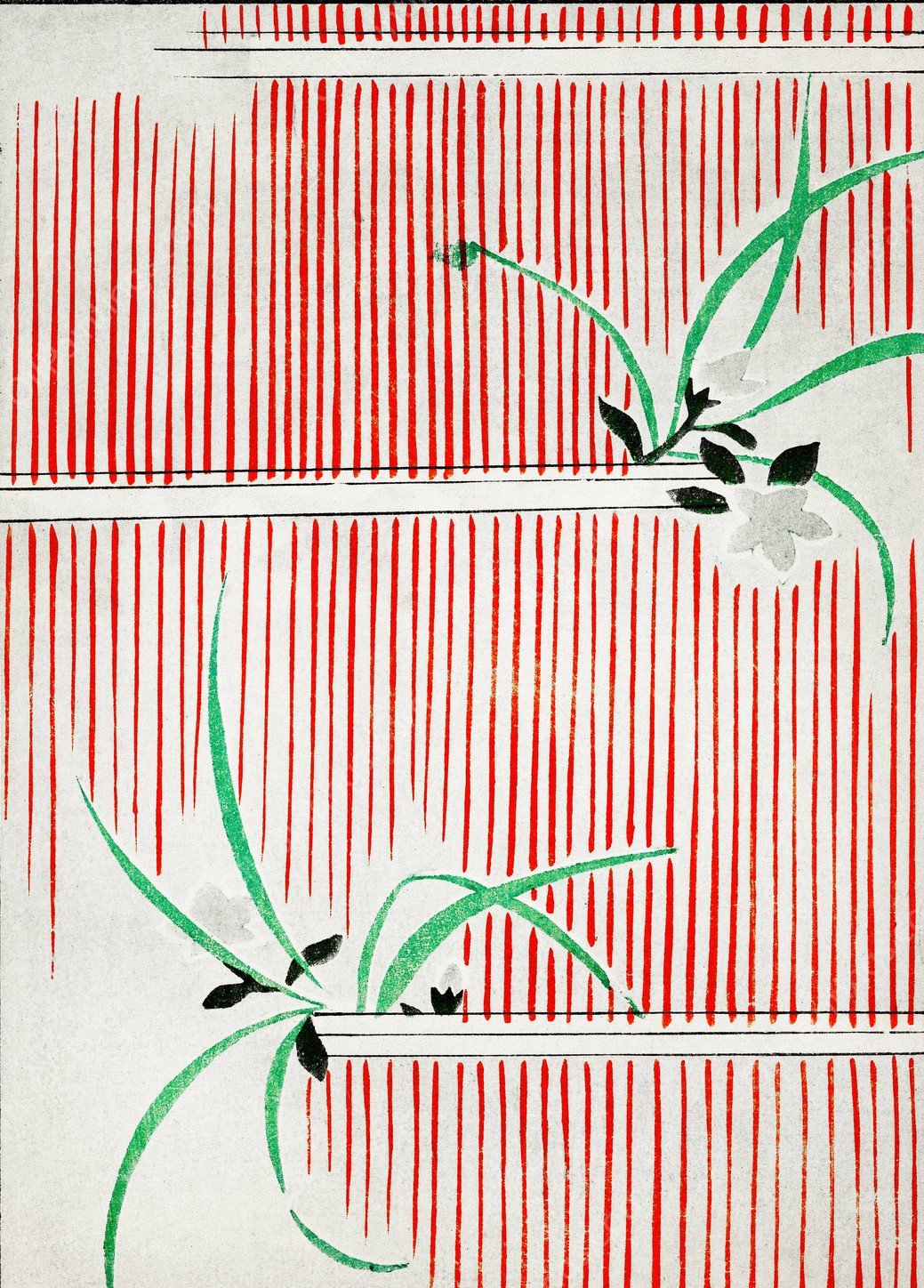 Morning glory illustration by Watanabe Seitei - Hand-Painted Oil Painting Reproduction