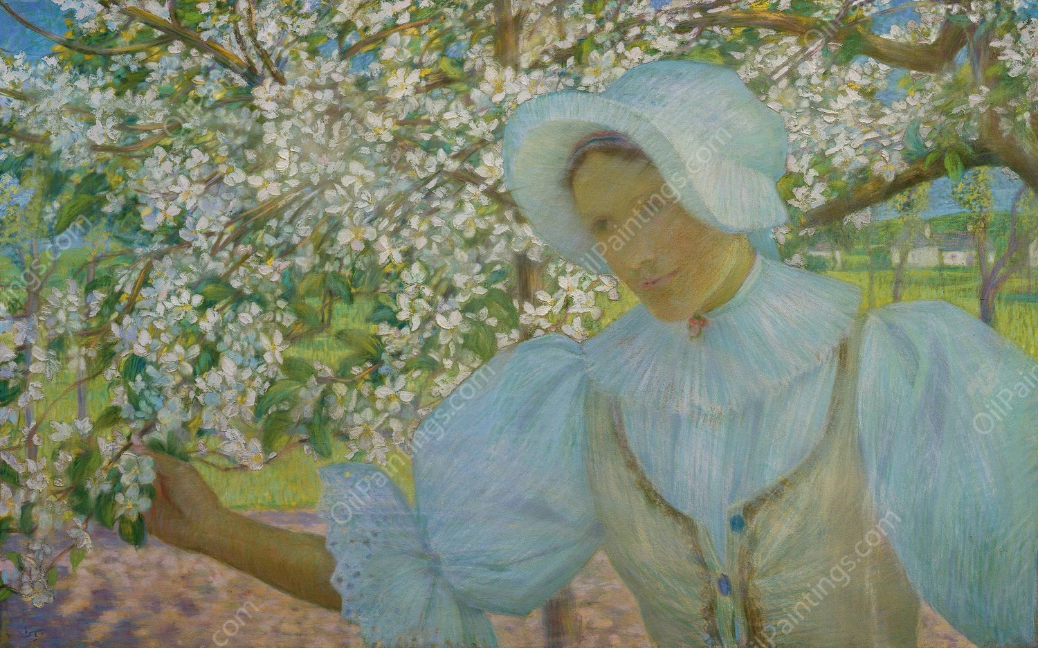 Bretonin  by Wilhelm List - Hand-Painted Oil Painting Reproduction