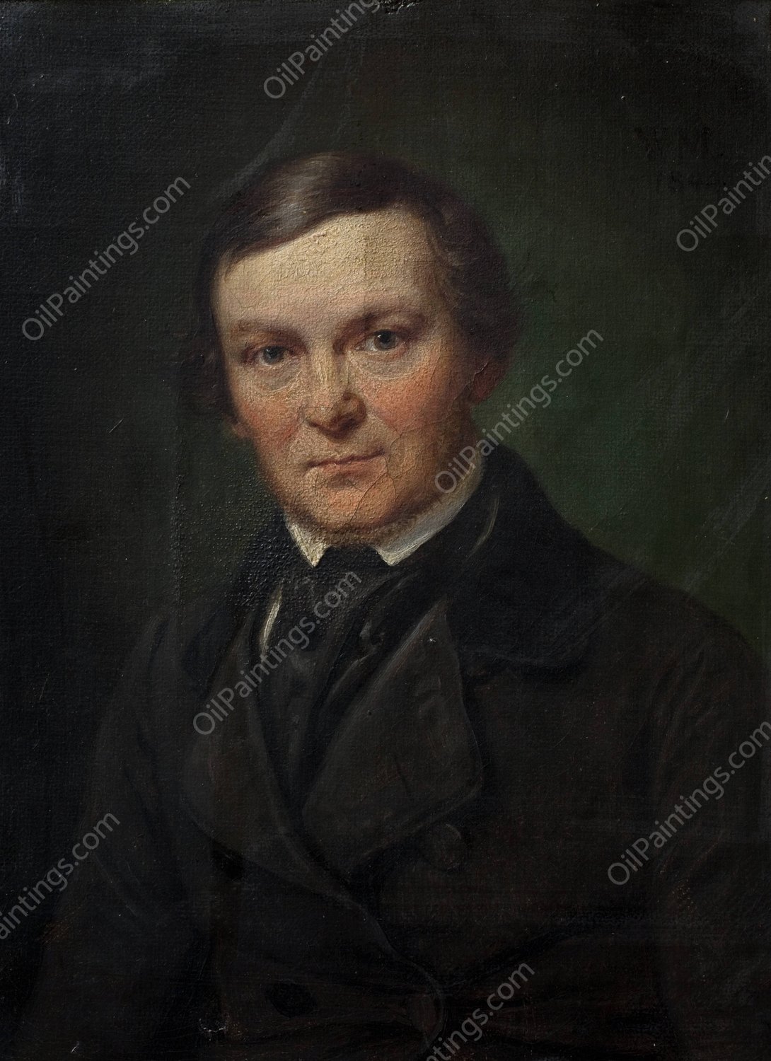 The Architect Gottlieb Bindesboll  by Wilhelm Marstrand - Hand-Painted Oil Painting Reproduction